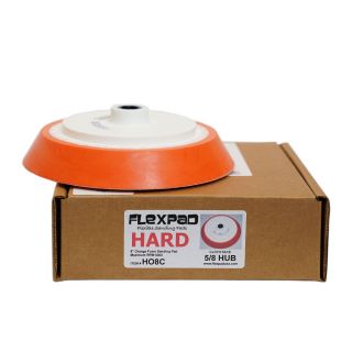 8 Inch Hard Pad Cloth Back 5/8-11 Hub
